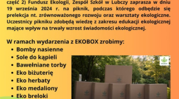 Ekologicznie czyli zdrowo.